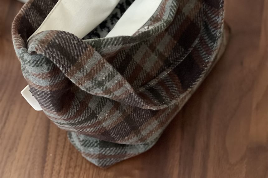 Plaid Shoulder Bag
