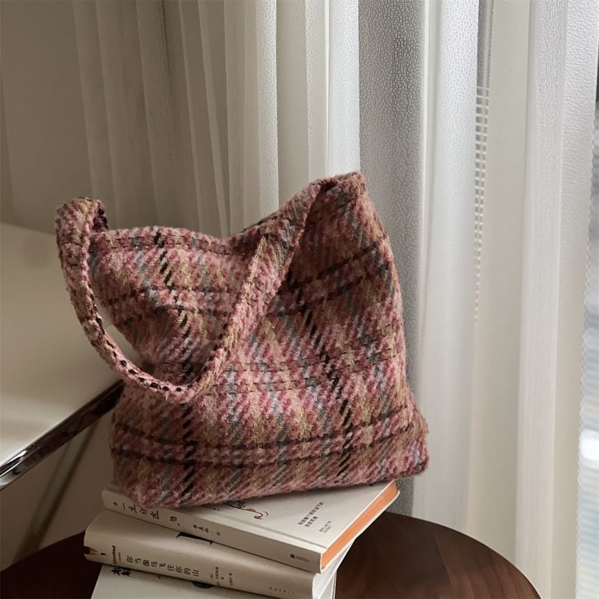 Plaid Tote Bag / Crossbody Bag / Shoulder Bag