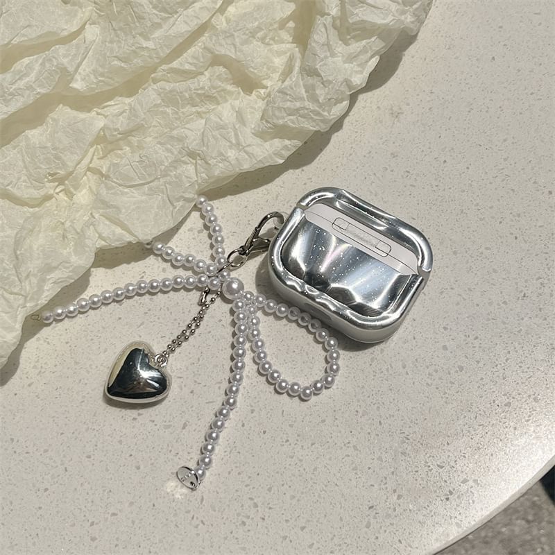 Bow AirPods / Pro Earphone Case Skin with Charm