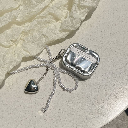 Bow AirPods / Pro Earphone Case Skin with Charm