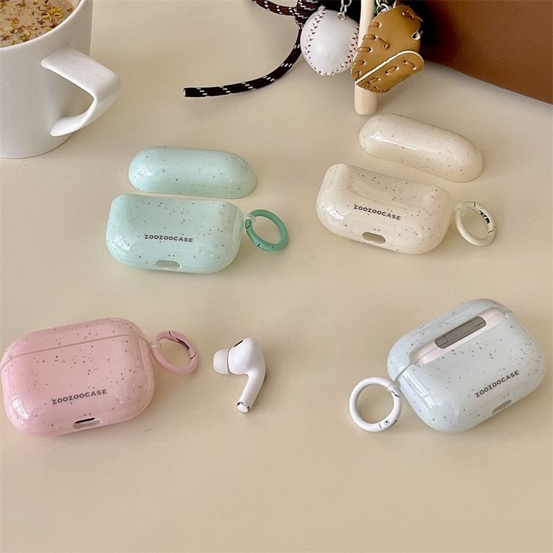 Splattered AirPods / Pro Earphone Case Skin with Charm