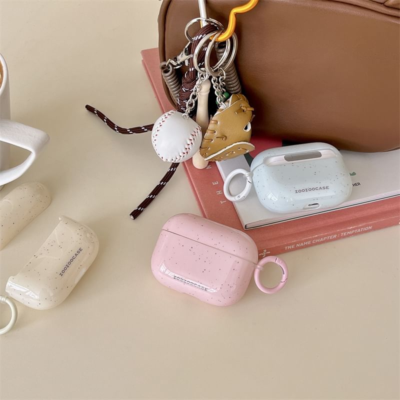 Splattered AirPods / Pro Earphone Case Skin with Charm