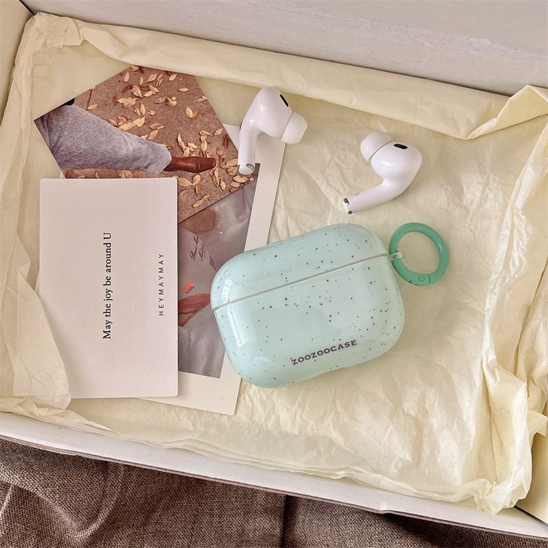 Splattered AirPods / Pro Earphone Case Skin with Charm