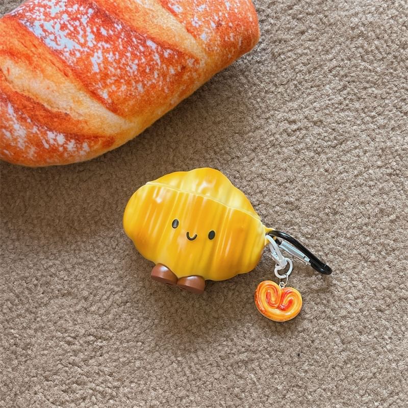 Croissant AirPods / Pro Earphone Case Skin with Charm