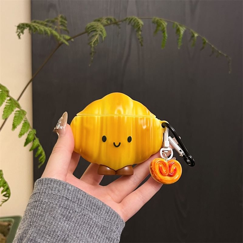 Croissant AirPods / Pro Earphone Case Skin with Charm