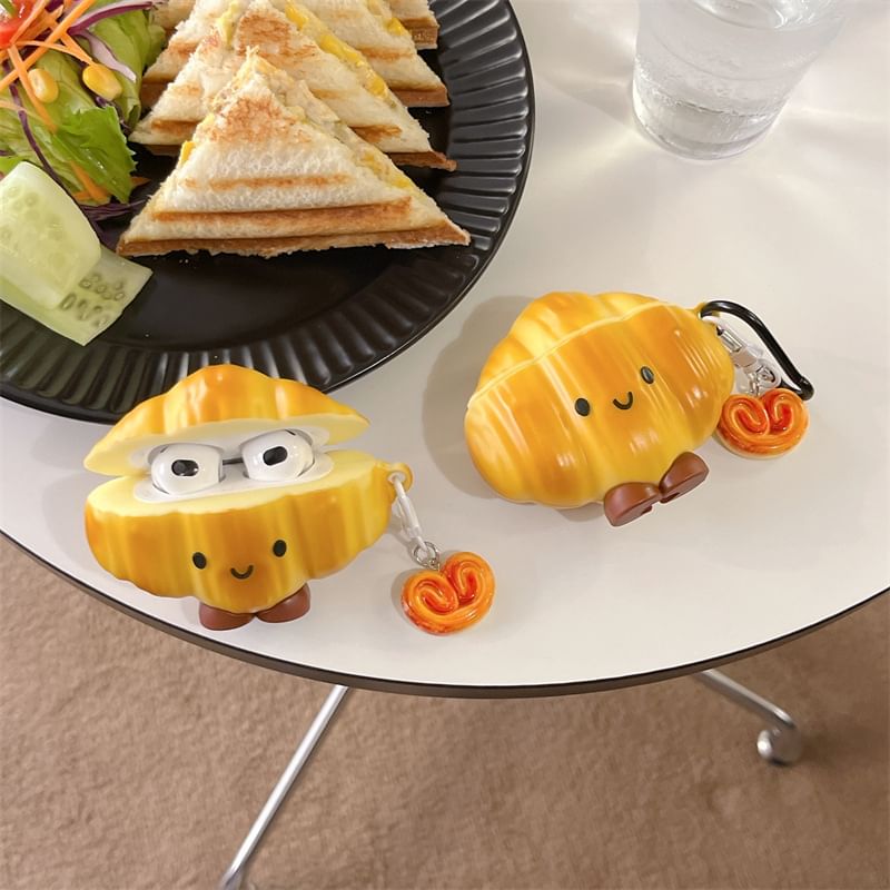 Croissant AirPods / Pro Earphone Case Skin with Charm