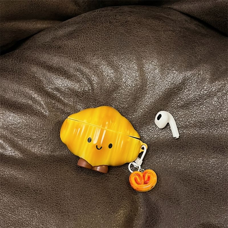 Croissant AirPods / Pro Earphone Case Skin with Charm