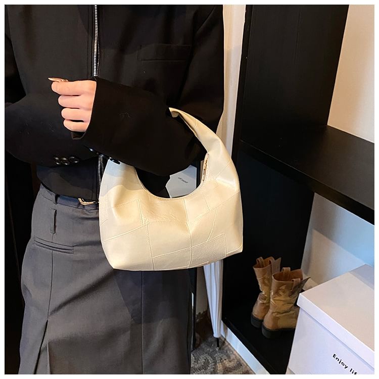 Panel Shoulder Bag