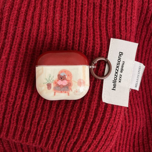 Bear AirPods / Pro Earphone Case Skin / Charm / Set
