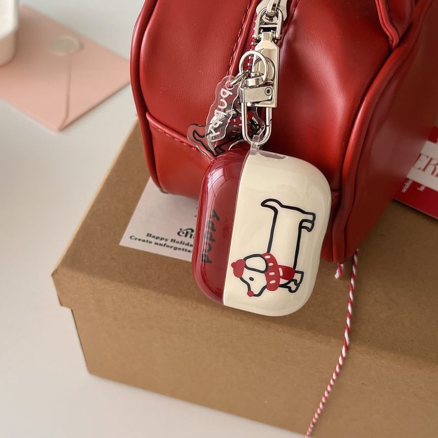 Dog AirPods / Pro Earphone Case Skin with Charm