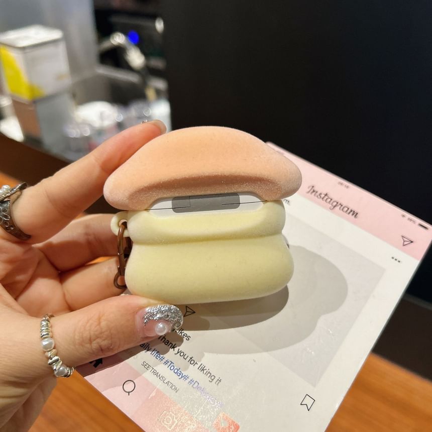 Mushroom AirPods / Pro Earphone Case Skin with Charm