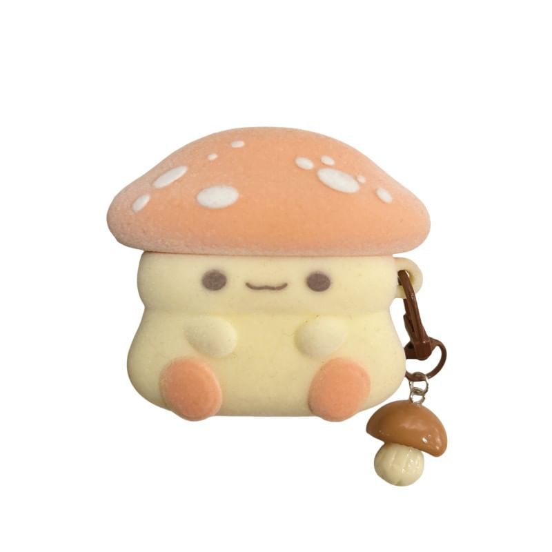 Mushroom AirPods / Pro Earphone Case Skin with Charm