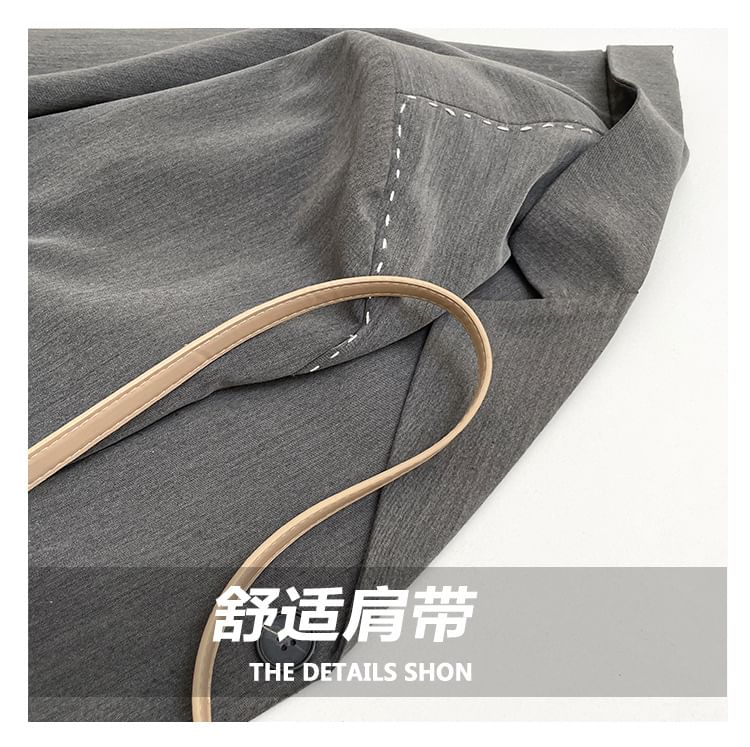 Plain Shoulder Bag