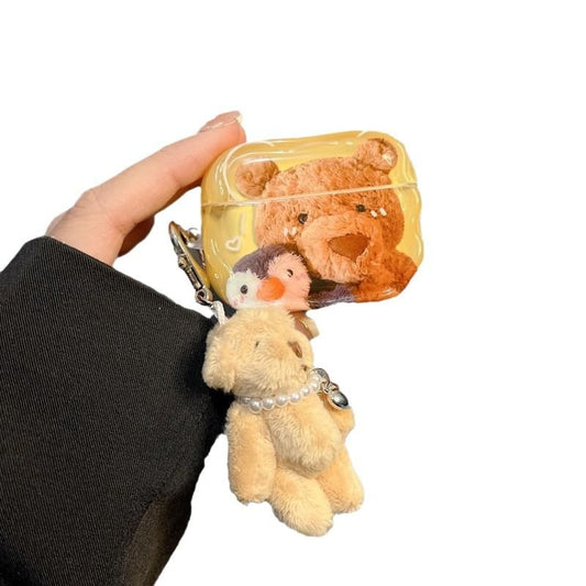 Bear AirPods / Pro Earphone Case Skin / Charm / Set