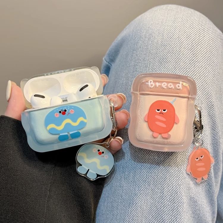 Cartoon AirPods / Pro Earphone Case Skin / Charm / Set