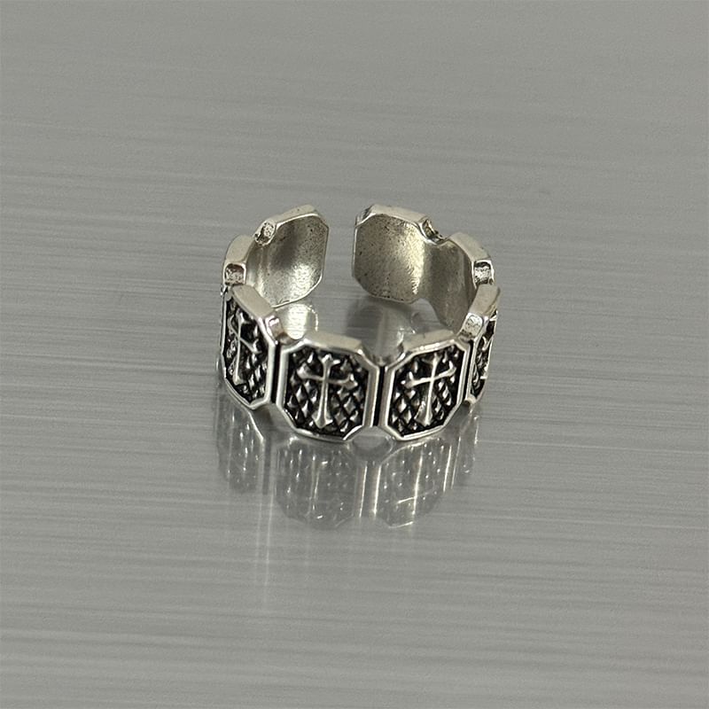 Embossed Open Ring