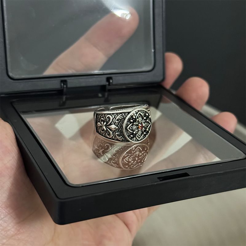 Embossed Open Ring