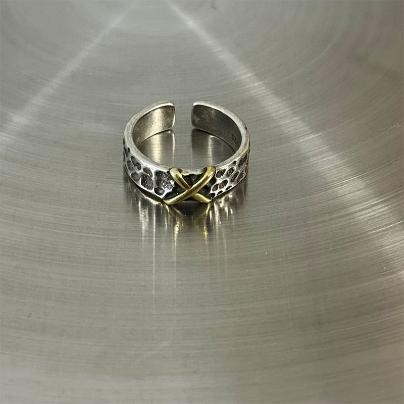 Embossed Open Ring