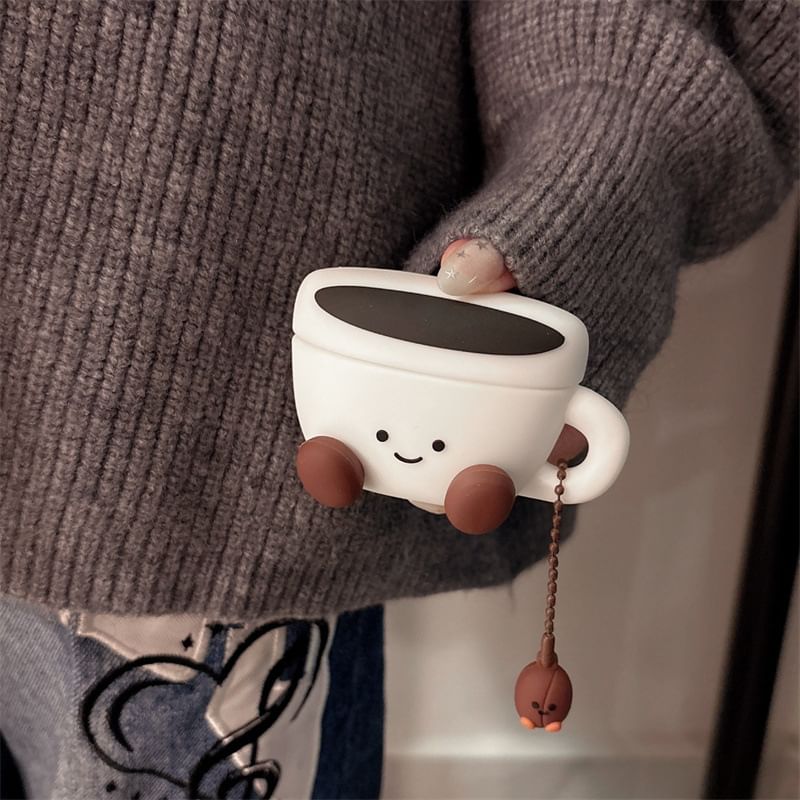 Coffee AirPods / Pro Earphone Case Skin with Charm