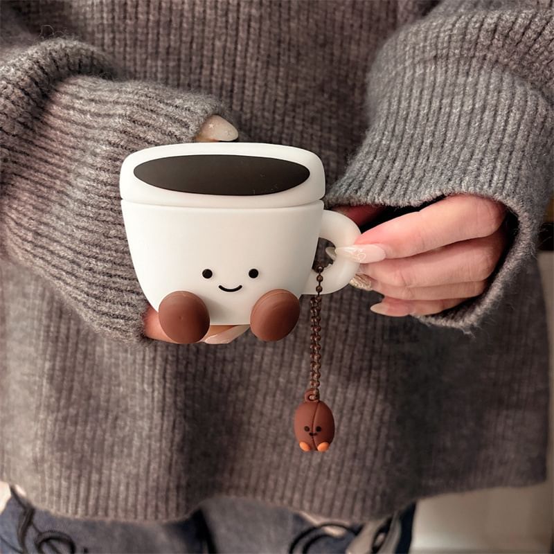 Coffee AirPods / Pro Earphone Case Skin with Charm