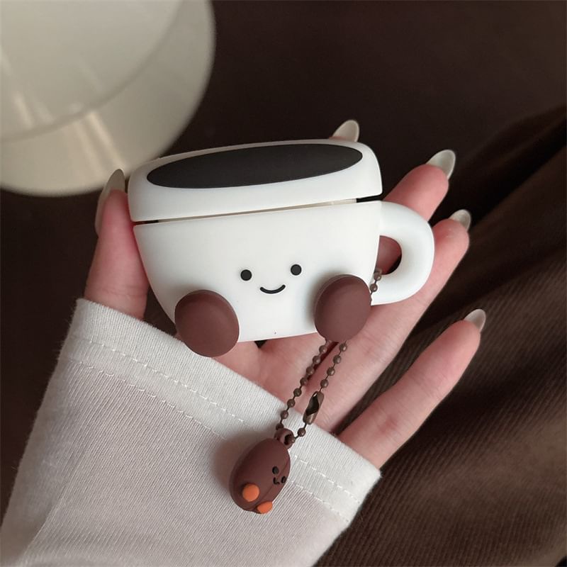 Coffee AirPods / Pro Earphone Case Skin with Charm