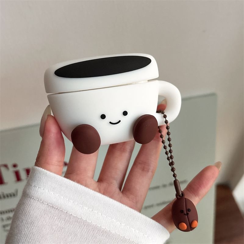 Coffee AirPods / Pro Earphone Case Skin with Charm