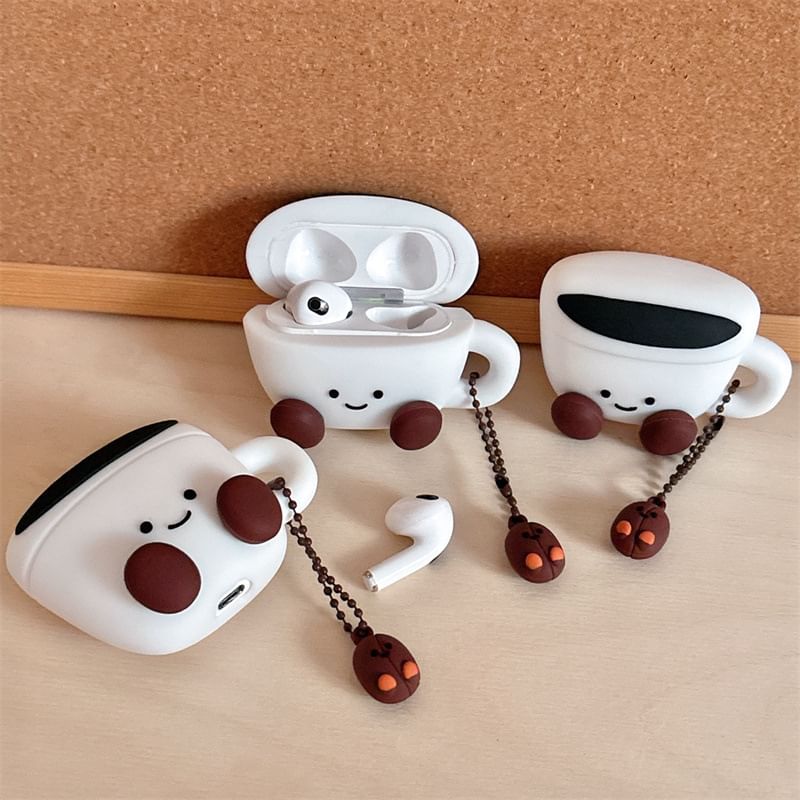 Coffee AirPods / Pro Earphone Case Skin with Charm