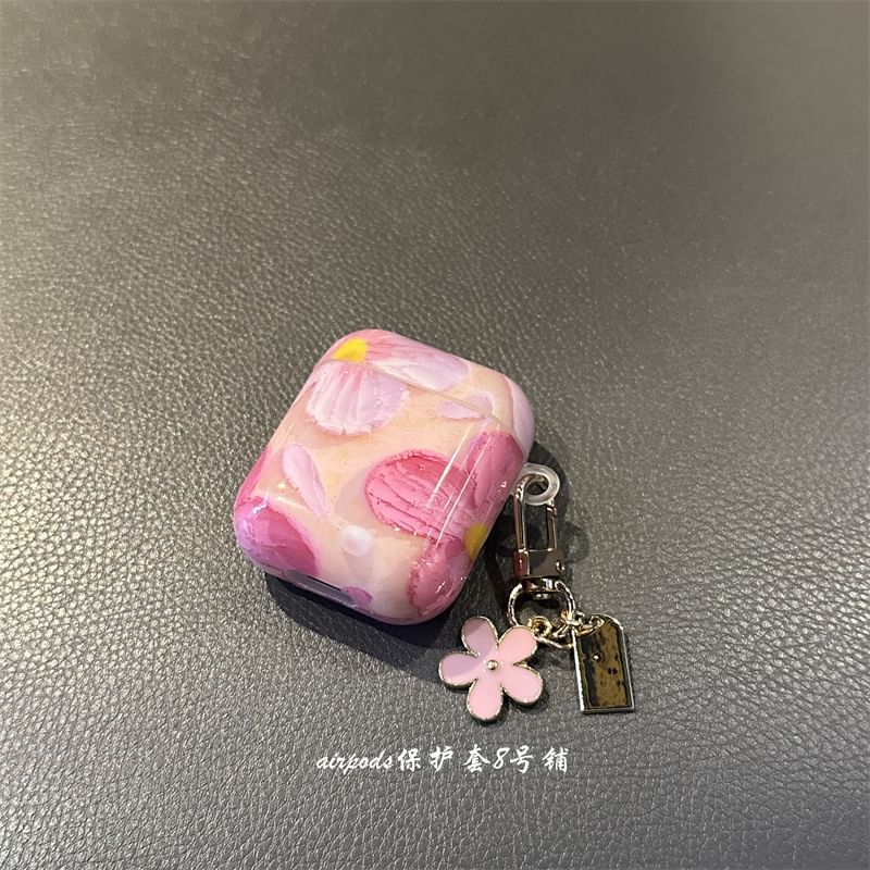 Floral AirPods / Pro Earphone Case Skin / Charm / Set