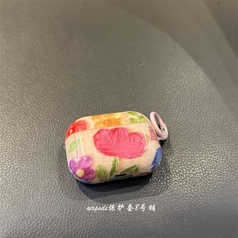 Floral AirPods / Pro Earphone Case Skin / Charm / Set