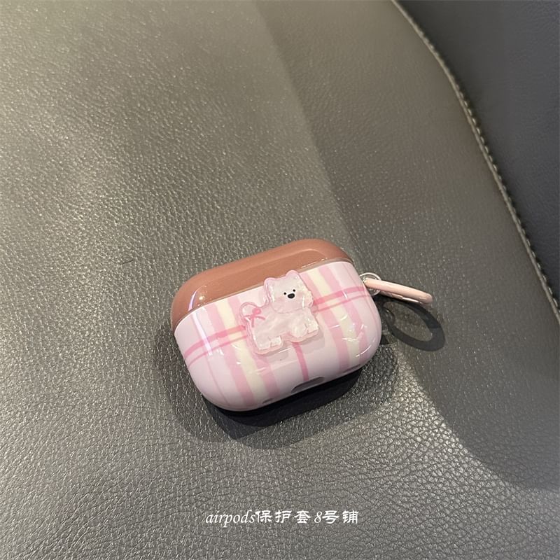 Dog Plaid AirPods / Pro Earphone Case Skin / Strap / Set