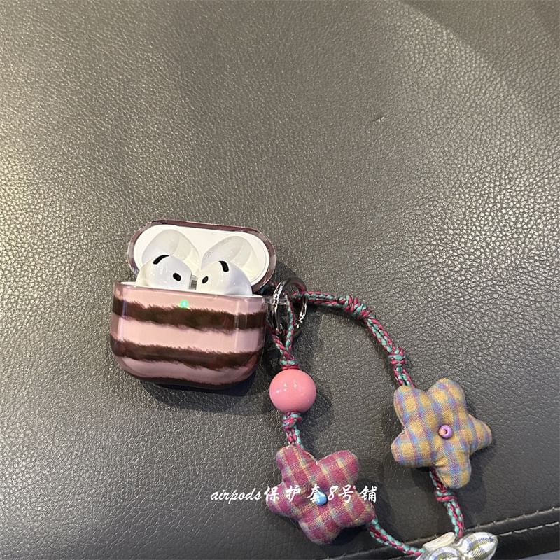 Striped AirPods / Pro Earphone Case Skin / Strap / Set