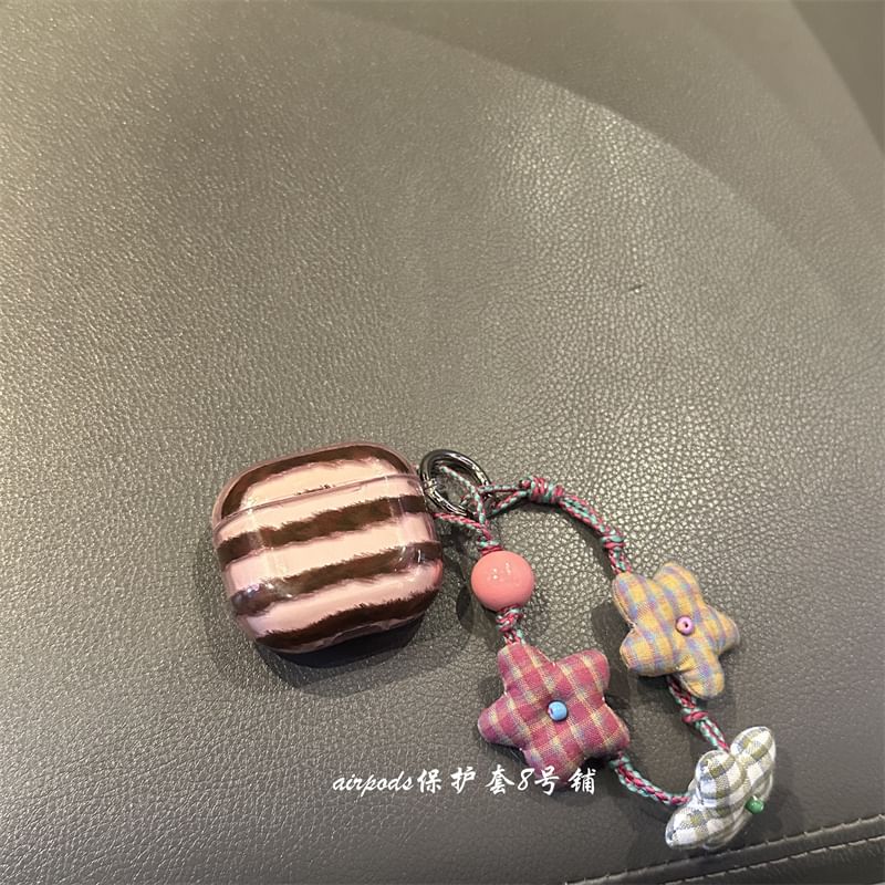 Striped AirPods / Pro Earphone Case Skin / Strap / Set