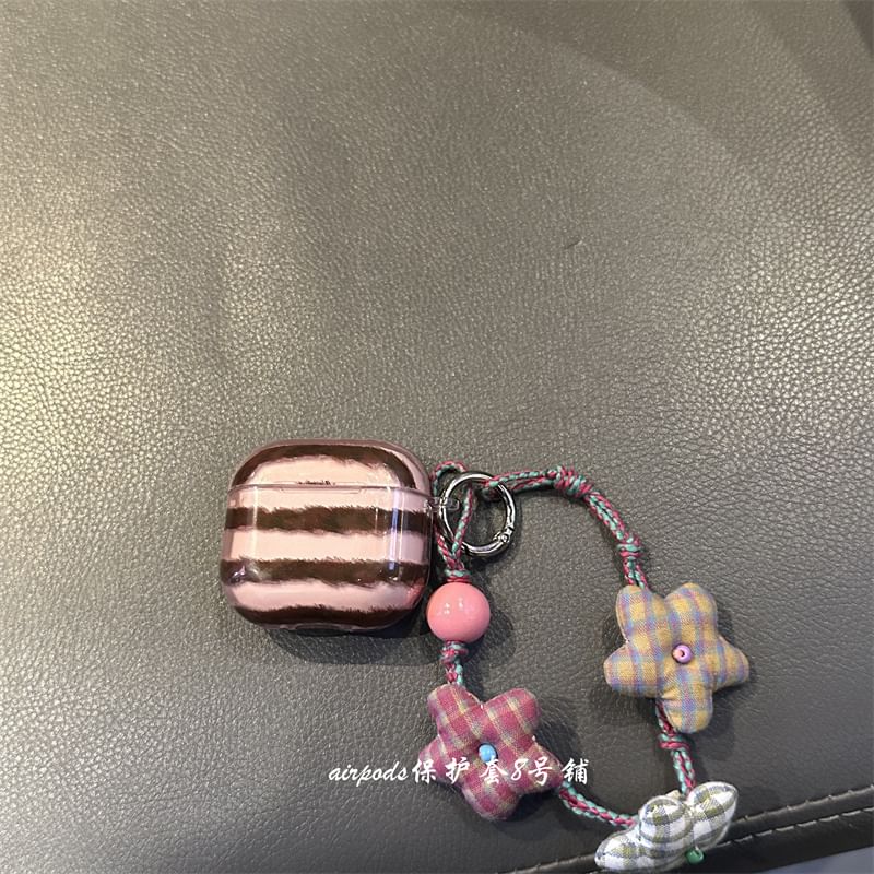 Striped AirPods / Pro Earphone Case Skin / Strap / Set