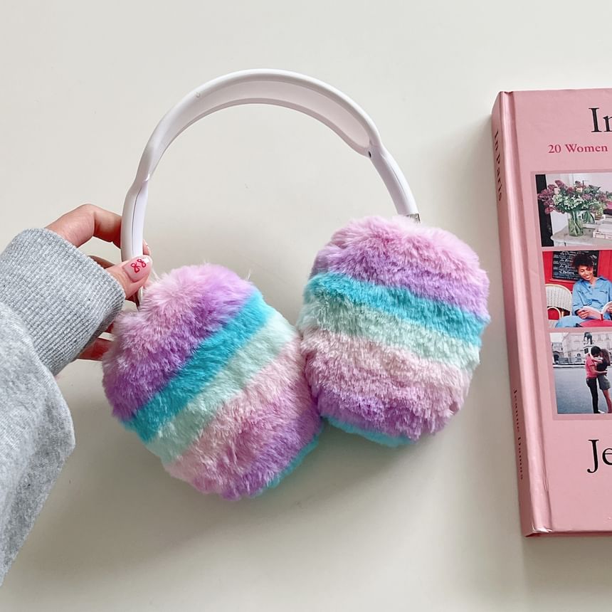 Striped Chenille AirPods Max Earphone Case Skin