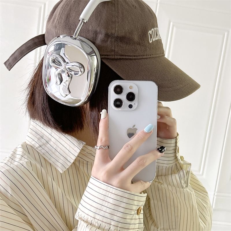 Ribbon Mirrored AirPods Max Earphone Case Skin