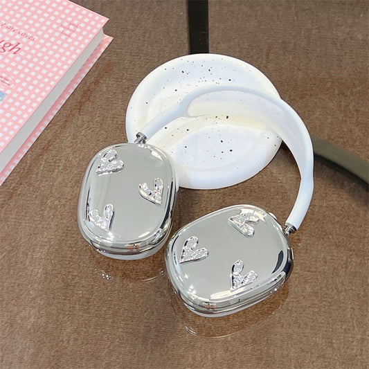 Heart Mirrored AirPods Max Earphone Case Skin