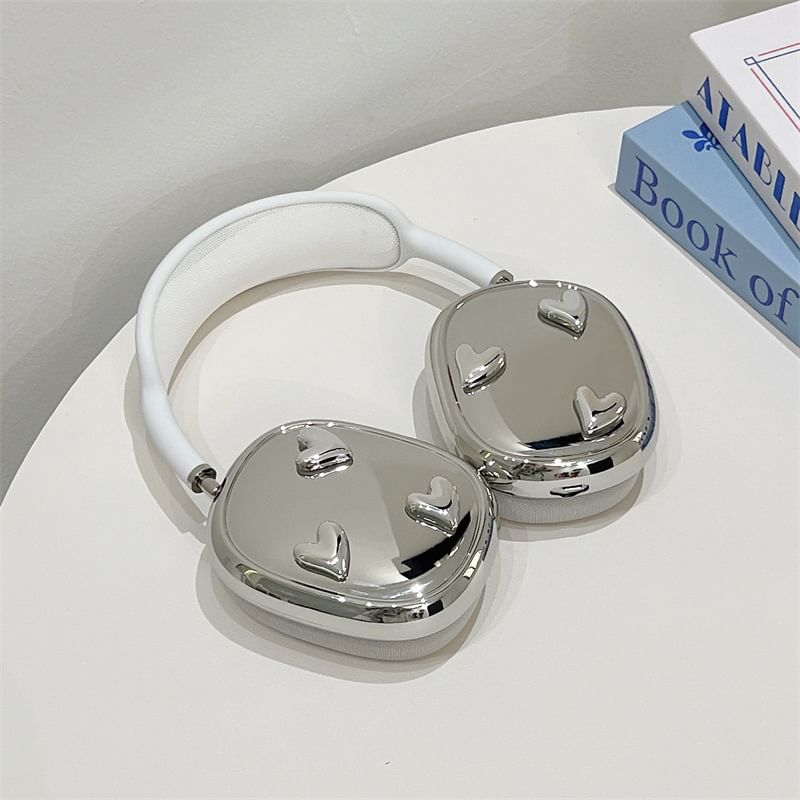 Heart Mirrored AirPods Max Earphone Case Skin