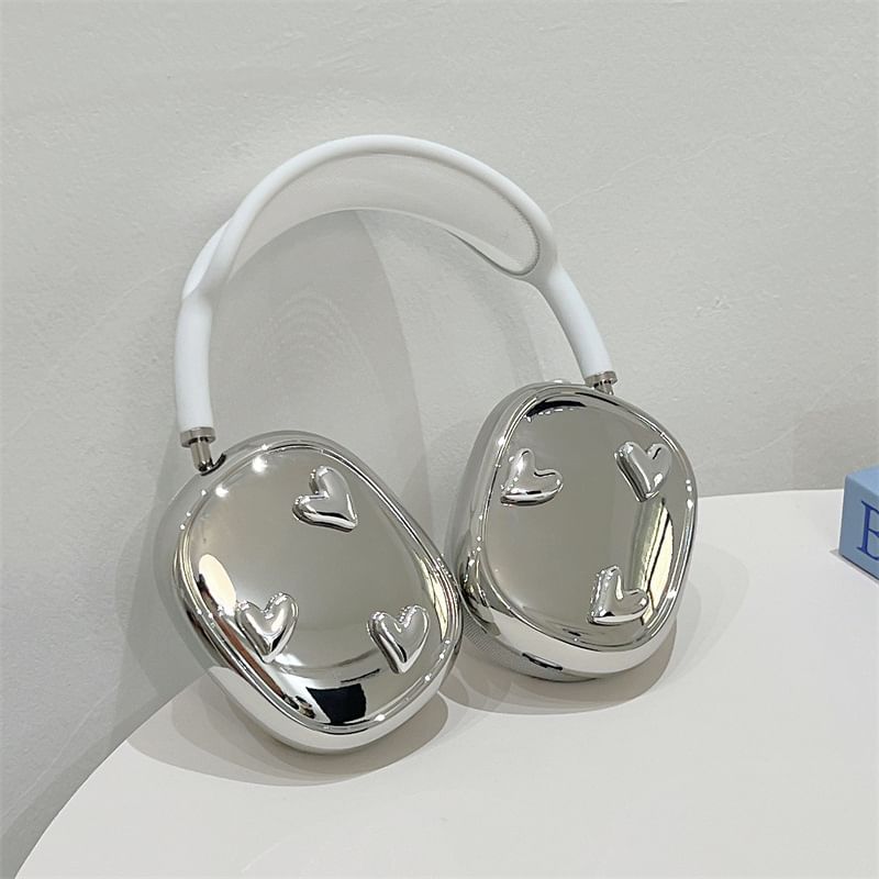 Heart Mirrored AirPods Max Earphone Case Skin