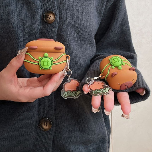 Capybara AirPods / Pro Earphone Case Skin with Charm