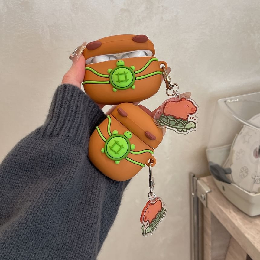 Capybara AirPods / Pro Earphone Case Skin with Charm