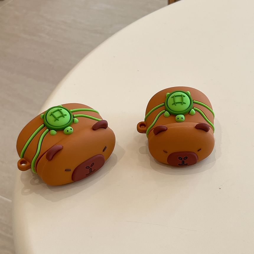 Capybara AirPods / Pro Earphone Case Skin with Charm