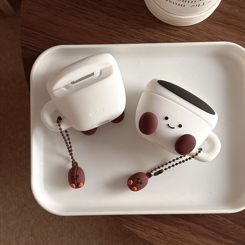 Coffee AirPods / Pro Earphone Case Skin with Charm