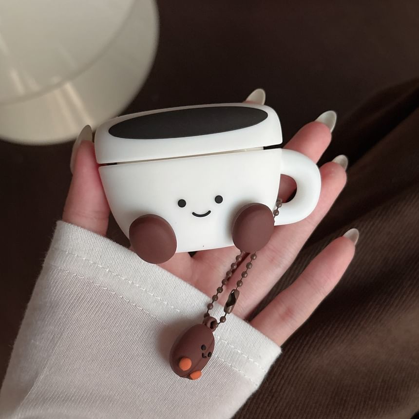 Coffee AirPods / Pro Earphone Case Skin with Charm