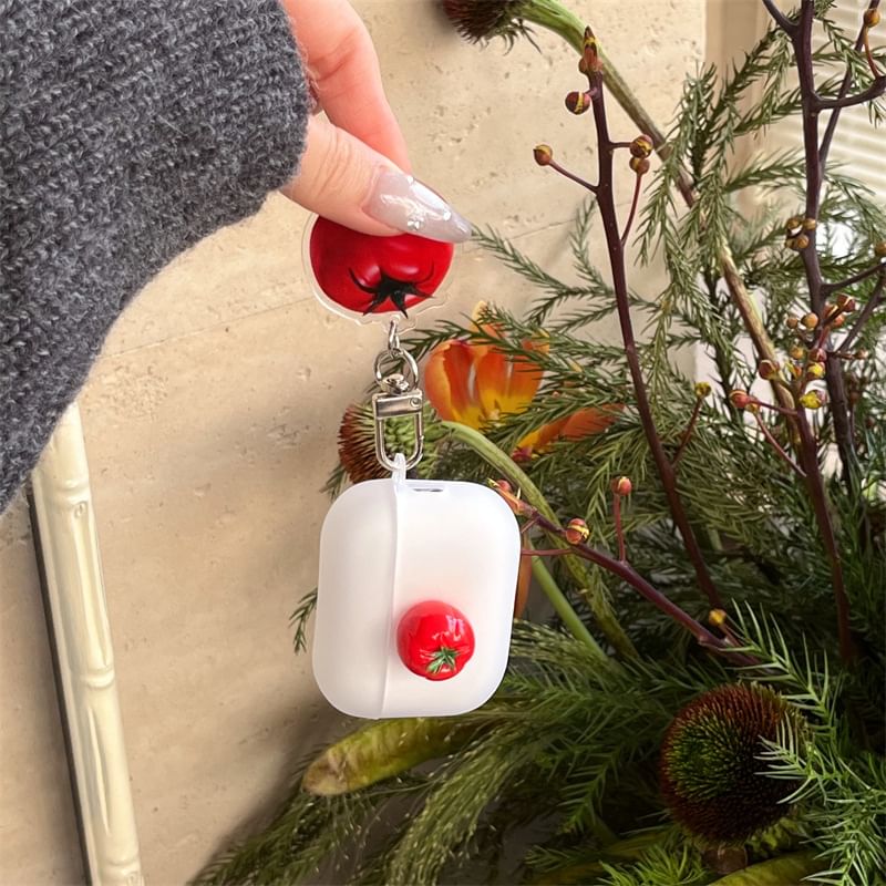 Tomato AirPods / Pro Earphone Case Skin with Charm