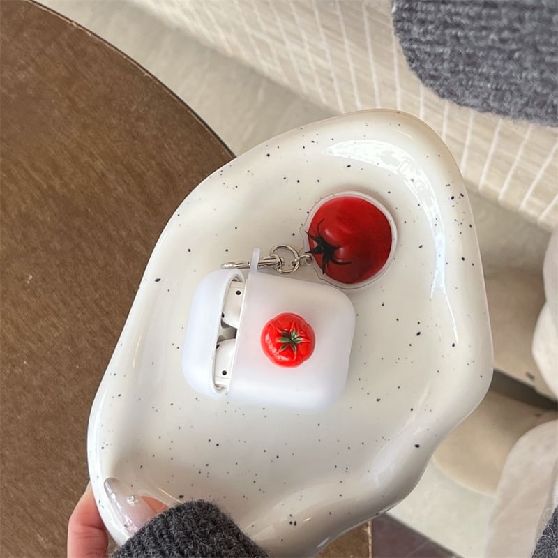 Tomato AirPods / Pro Earphone Case Skin with Charm