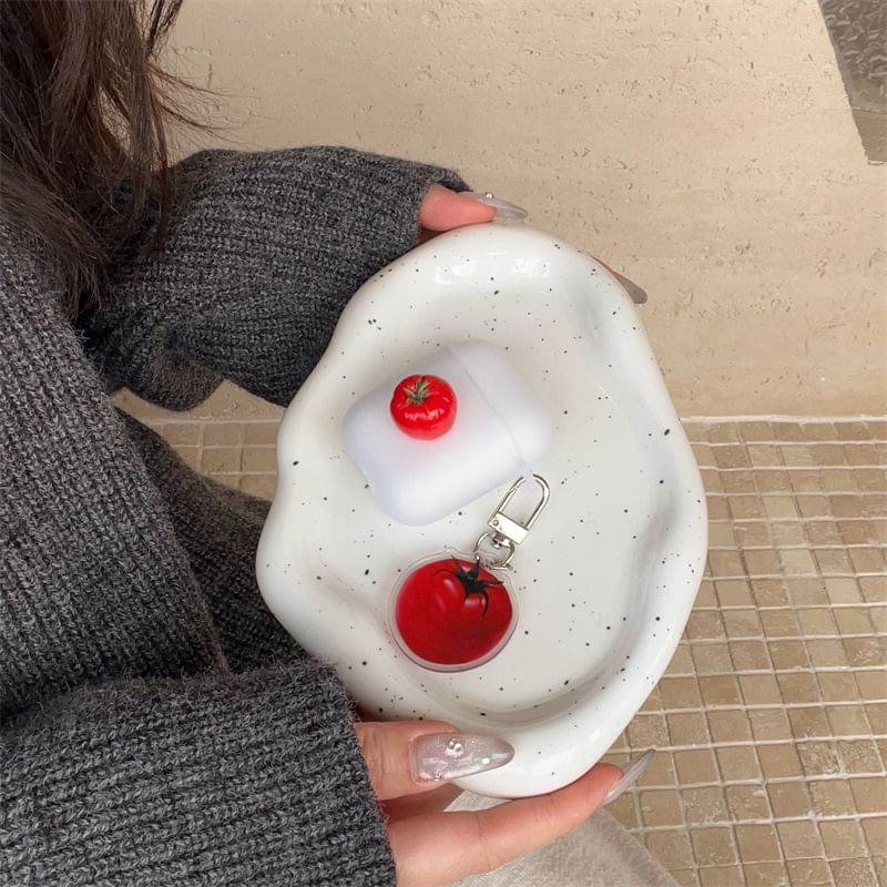 Tomato AirPods / Pro Earphone Case Skin with Charm