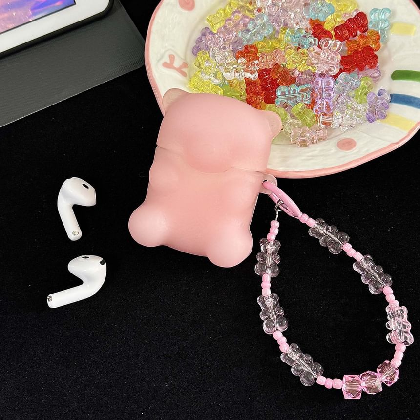 Bear Fluorescent Silicone AirPods / Pro Earphone Case Skin