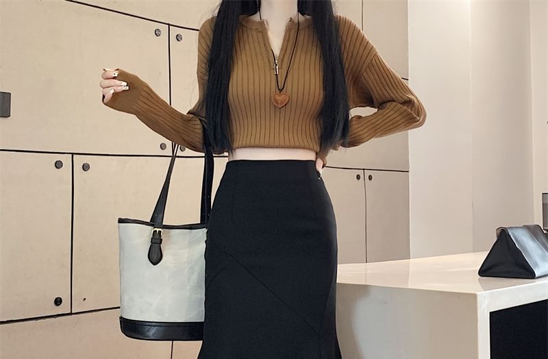 Elegant Mermaid Pencil Skirt with High Waist