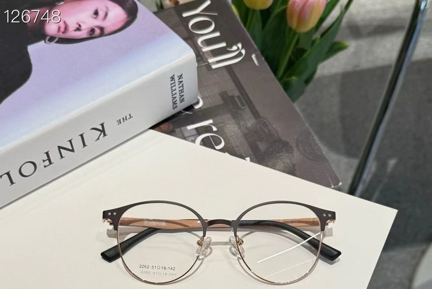Glasses Clip Sunglasses Metal Round On With
