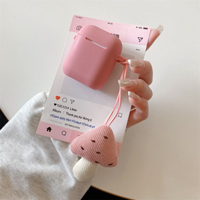 Plain Mushroom AirPods / Pro Earphone Case Skin